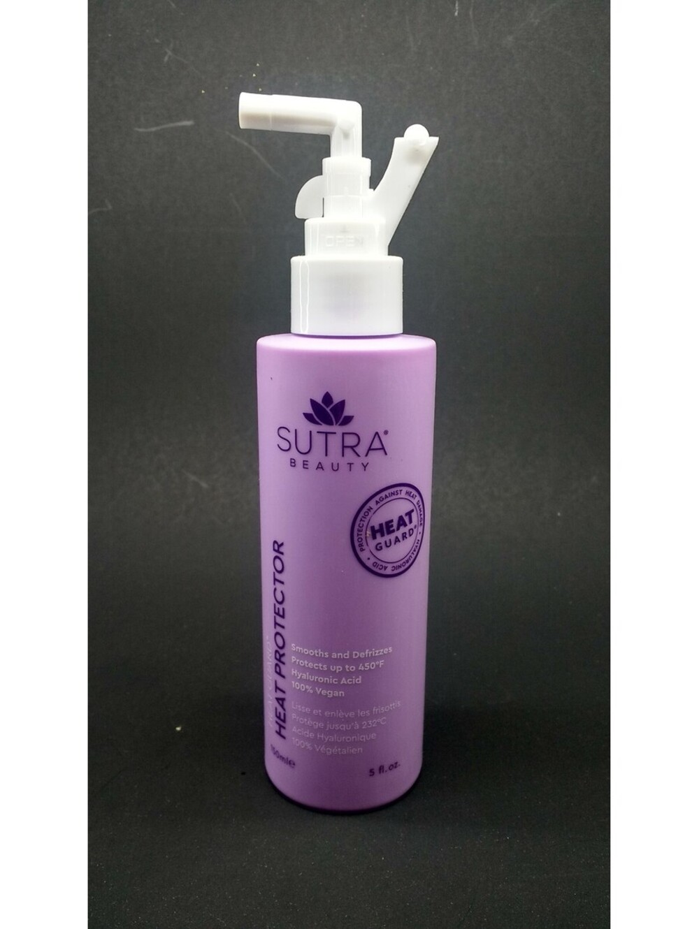 SUTRA Beauty Heat Guard Heat Protector for Hair Smooths & Defrizzes 5oz   *READ*